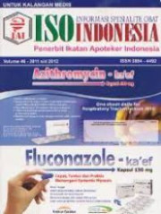 ISO INFORMASI SPESIALITE OBAT INDONESIA VOL 46 - 2011 s/d 2012