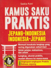 KAMUS SAKU PRAKTIS JEPANG-INDONESIA INDONESIA-JEPANG