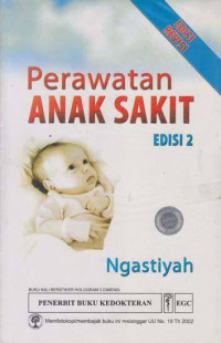 Image of PERAWATAN ANAK SAKIT EDISI 2 EDISI REVISI