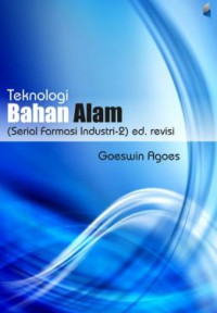 Image of TEKNOLOGI BAHAN ALAM EDISI REVISI